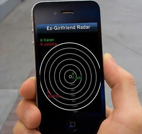 Una app con il radar di dove si trova la tua ex