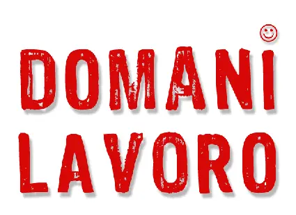 la mia scritta rielaborata: domani lavoro
