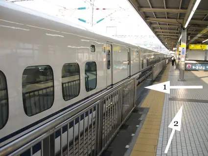 il treno fermo alla stazione non è alzato rispetto alla banchina