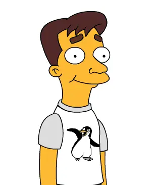 il piccolo camu simpson in versione quotidiana