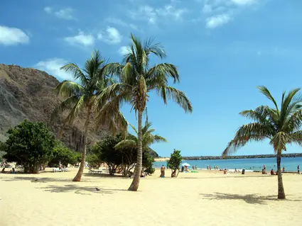 la spiaggia bianca al nord dell'isola