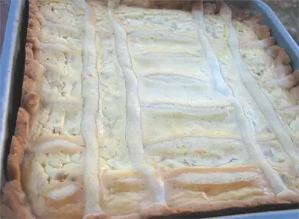 la torta appena sfornata 