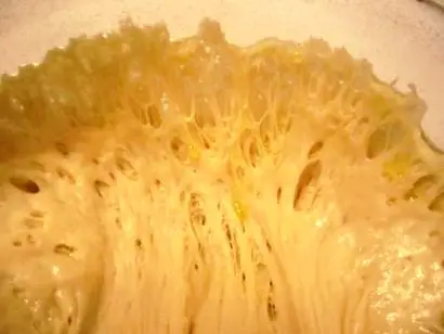 un dettaglio dell'impasto pronto