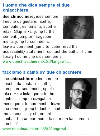 risultato della ricerca