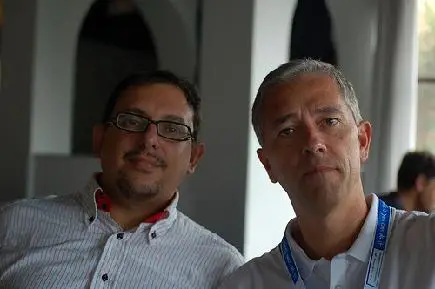 i due protagonisti alla blogfest
