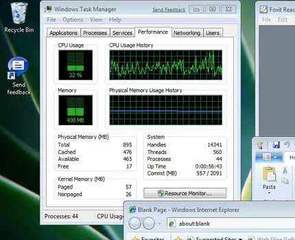 Windows 7 supporta oltre tre applicazioni insieme