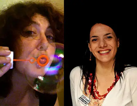 Le due protagoniste dell'intervista di oggi in un collage alquanto bizzarro