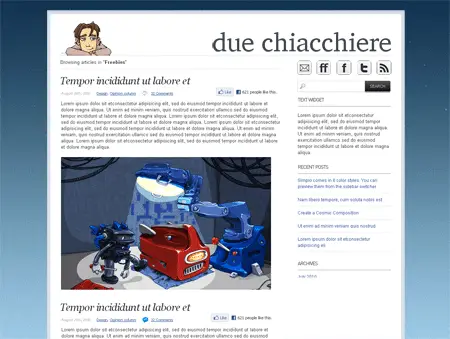 Un'anteprima di come diventerà il vestito di questo blog