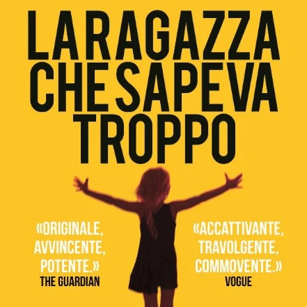 Copertina del libro con il titoli a grandi caratteri ed una bambina vista di spalle con le braccia aperte