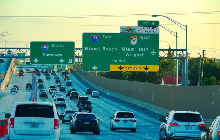 La Interstate 95 verso Miami