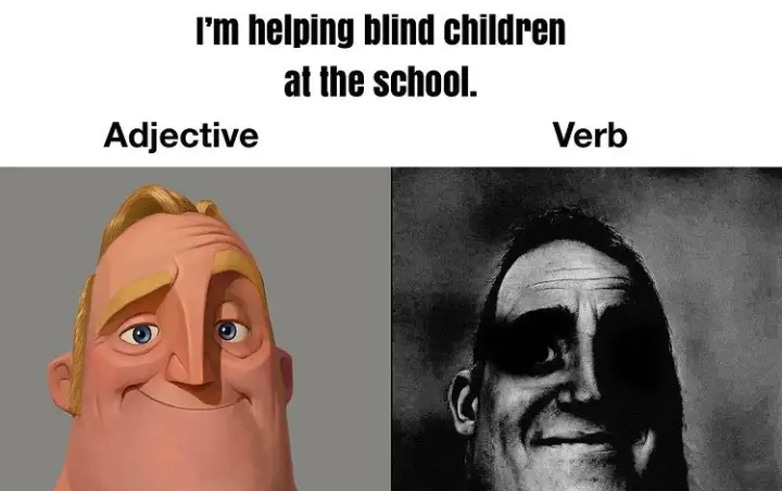 Sto aiutando i bambini ciechi, o sto aiutando a cecare i bambini