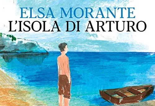 La copertina del libro raffigura un ragazzo sulla spiaggia che osserva l'orizzonte