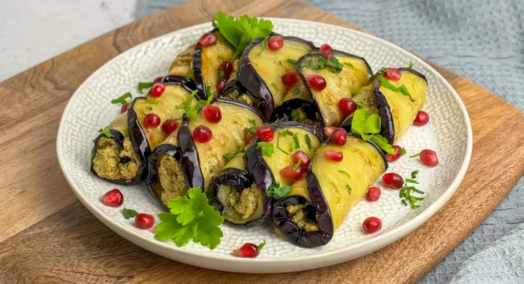 Rotolini di melanzane pronti da gustare