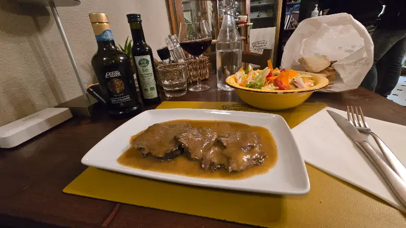 Manzo in salsa di verdure